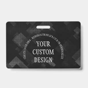 Tarjeta De Identificación Crear su propio Personalizado diseñado