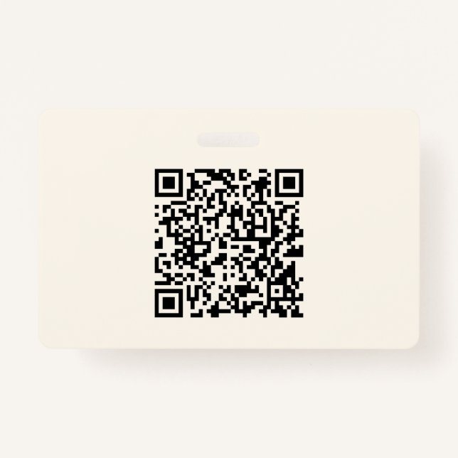 Tarjeta De Identificación Crear un código QR instantáneamente | Editable fue (Anverso)