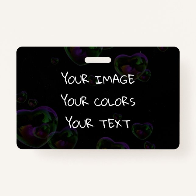 Tarjeta De Identificación Crear un Personalizado (Anverso)