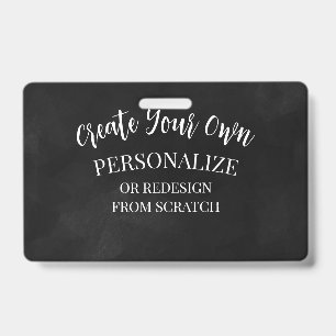 Tarjeta De Identificación Crear un personalizado