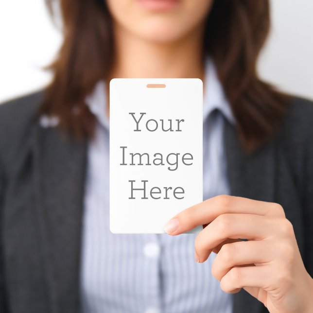 Vertical Tarjeta de identificación (Presentado)