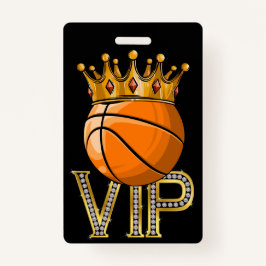 Tarjeta De Identificación Credencial de Baloncesto VIP