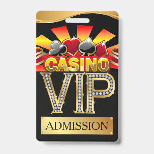 Tarjeta De Identificación CREDENCIAL DE CORREA PARA VIP DE CASINO Ver parte 