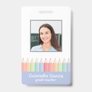 Tarjeta De Identificación Credencial de identificación con código de barras 