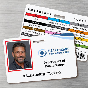 Tarjeta De Identificación Credencial de identificación con foto para emplead