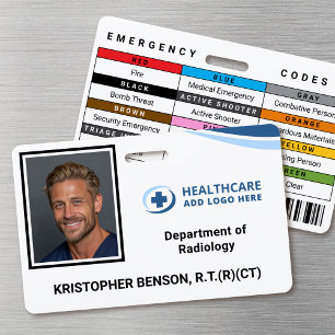 Tarjeta De Identificación Credencial de identificación con foto para emplead