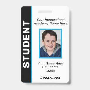 Tarjeta De Identificación Credencial de identificación de estudiante educado