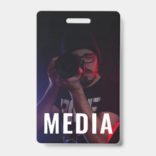 Tarjeta De Identificación Credencial de identificación de medios de pasillo 