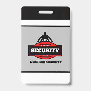 Tarjeta De Identificación Credencial de Seguridad del Estadio