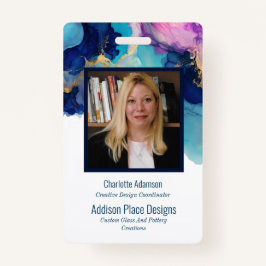 Tarjeta De Identificación Credencial de Seguridad para Empleado con Imagen d