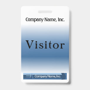 Tarjeta De Identificación Credencial de Visitante