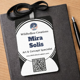 Tarjeta De Identificación Credencial para Evento de Conferencia Empresarial