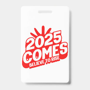 Tarjeta De Identificación "Creencia en movimiento: Serie 2025"
