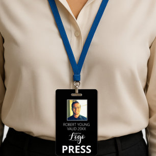 Tarjeta De Identificación Crifado PRESS - Pase de foto - Identificación de n