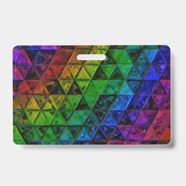 Tarjeta De Identificación Cristal de orgullo (Front)