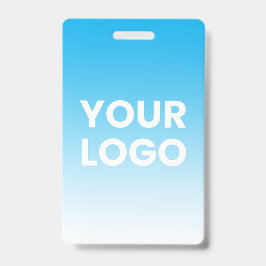 Tarjeta De Identificación Cualquier fondo de color | Gradiente blanco y su l