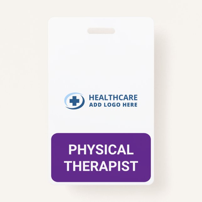 Tarjeta De Identificación Custom Color PT Physical Therapist Companion (Anverso)