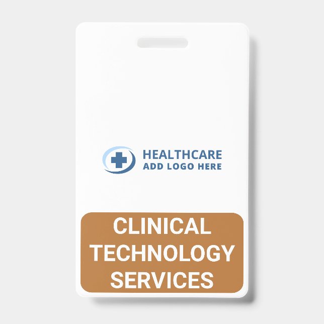 Tarjeta De Identificación Custom CTS Clinical Technology Services Companion (Parte frontal)