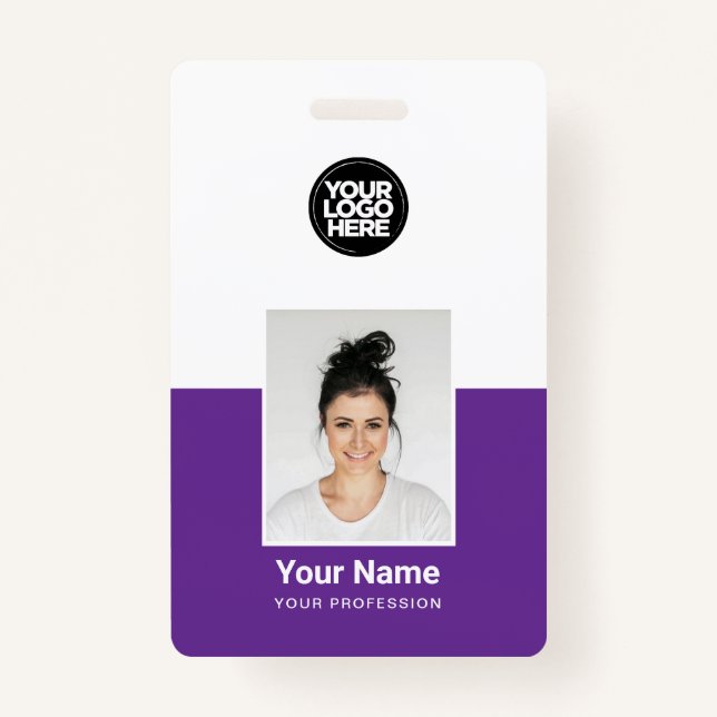 Tarjeta De Identificación Custom Employee Photo Company Security Id Badges (Anverso)