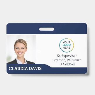 Tarjeta De Identificación Custom Employee Photo ID Badge