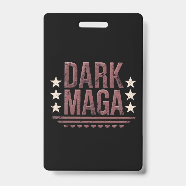 TARJETA DE IDENTIFICACIÓN DARK MAGA 2024 (Parte frontal)