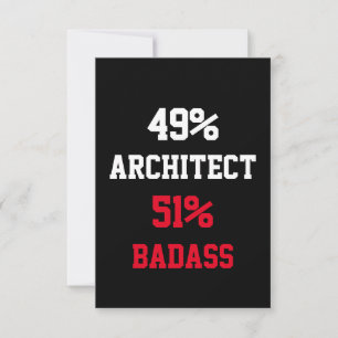 Tarjeta de identificación de arquitecto