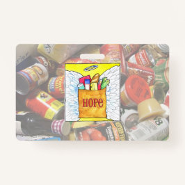 Tarjeta de identificación de cliente de caridad si