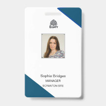 Tarjeta de identificación de empleado personalizab