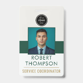 Tarjeta de identificación de empleado personalizab