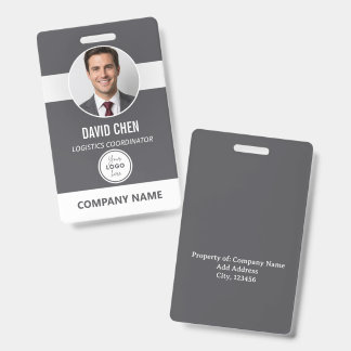 Tarjeta de identificación de empleado personalizad