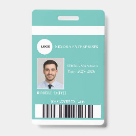 Tarjeta de identificación de empleado personalizad