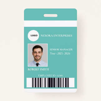 Tarjeta de identificación de empleado personalizad