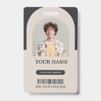 Tarjeta de identificación de empleado personalizad