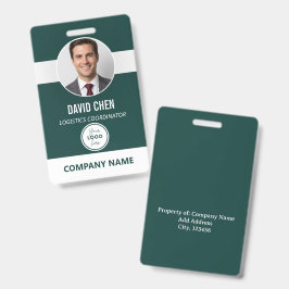 Tarjeta de identificación de empleado personalizad