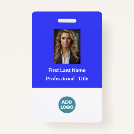 Tarjeta de identificación de empleado personalizad