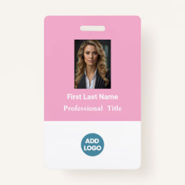 Tarjeta de identificación de empleado personalizad