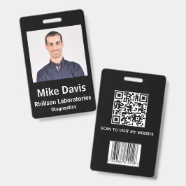 Tarjeta de identificación de empleado personalizad