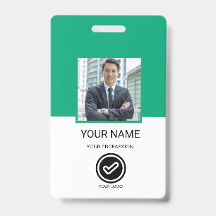 Tarjeta de identificación de empleado personalizad