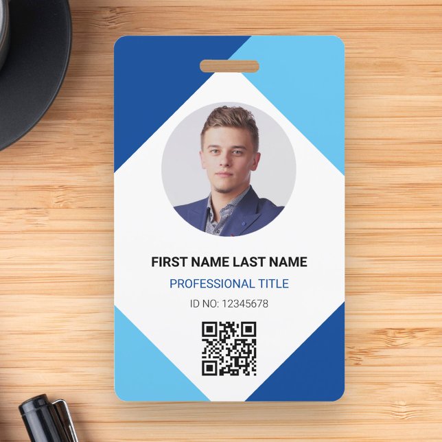 Tarjeta de identificación de empleado personalizad (Subido por el creador)
