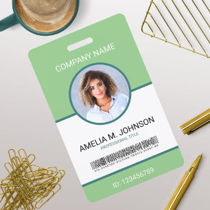 Tarjeta de identificación de empleado personalizad