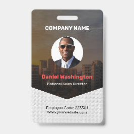 Tarjeta de identificación de empleado personalizad