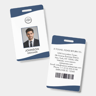 Tarjeta de identificación de empleado personalizad