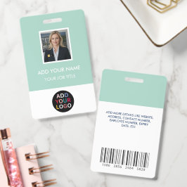 Tarjeta de identificación de empleado personalizad