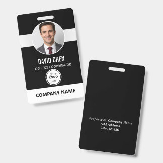 Tarjeta de identificación de empleado personalizad