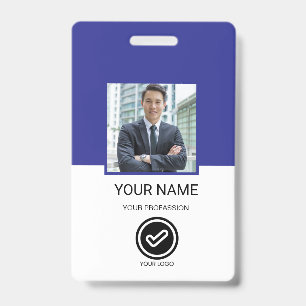 Tarjeta de identificación de empleado personalizad