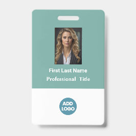 Tarjeta de identificación de empleado personalizad