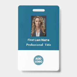 Tarjeta de identificación de empleado personalizad