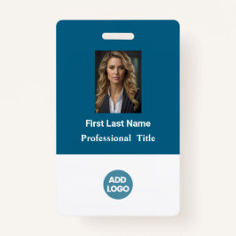 Tarjeta de identificación de empleado personalizad