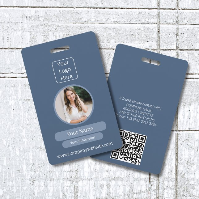 Tarjeta de identificación de empresa de personaliz (Subido por el creador)