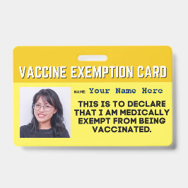 Tarjeta de identificación de exención médica de va
